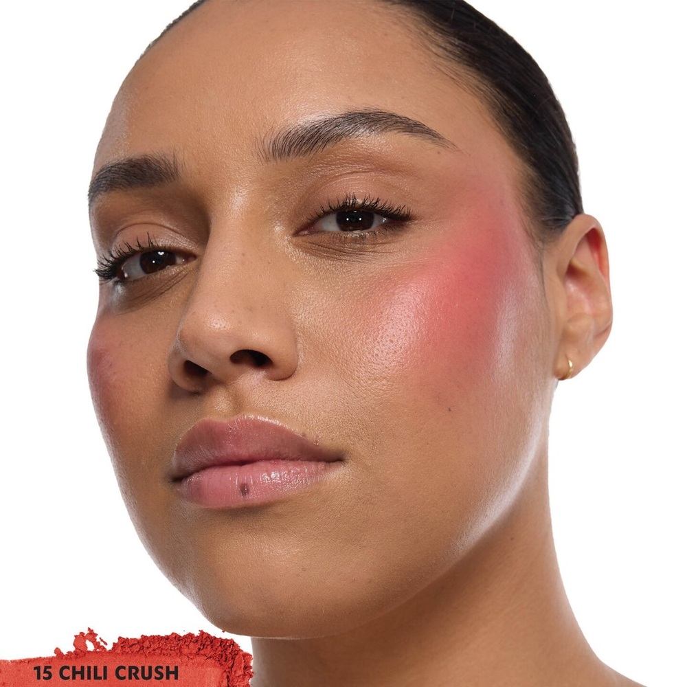 SAINT LAURENT: YSL Blush Chevron Matte Powder (Chili Red) - Picture 7 of 9